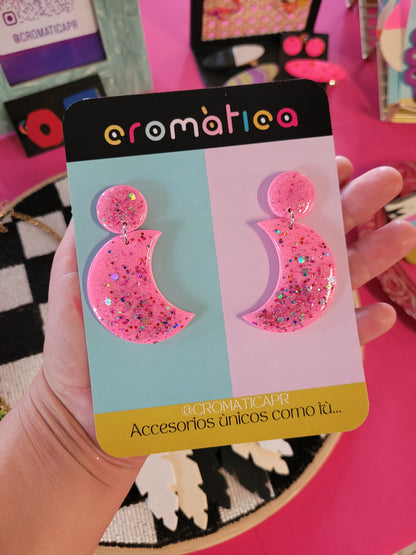 Retro Moon Earrings